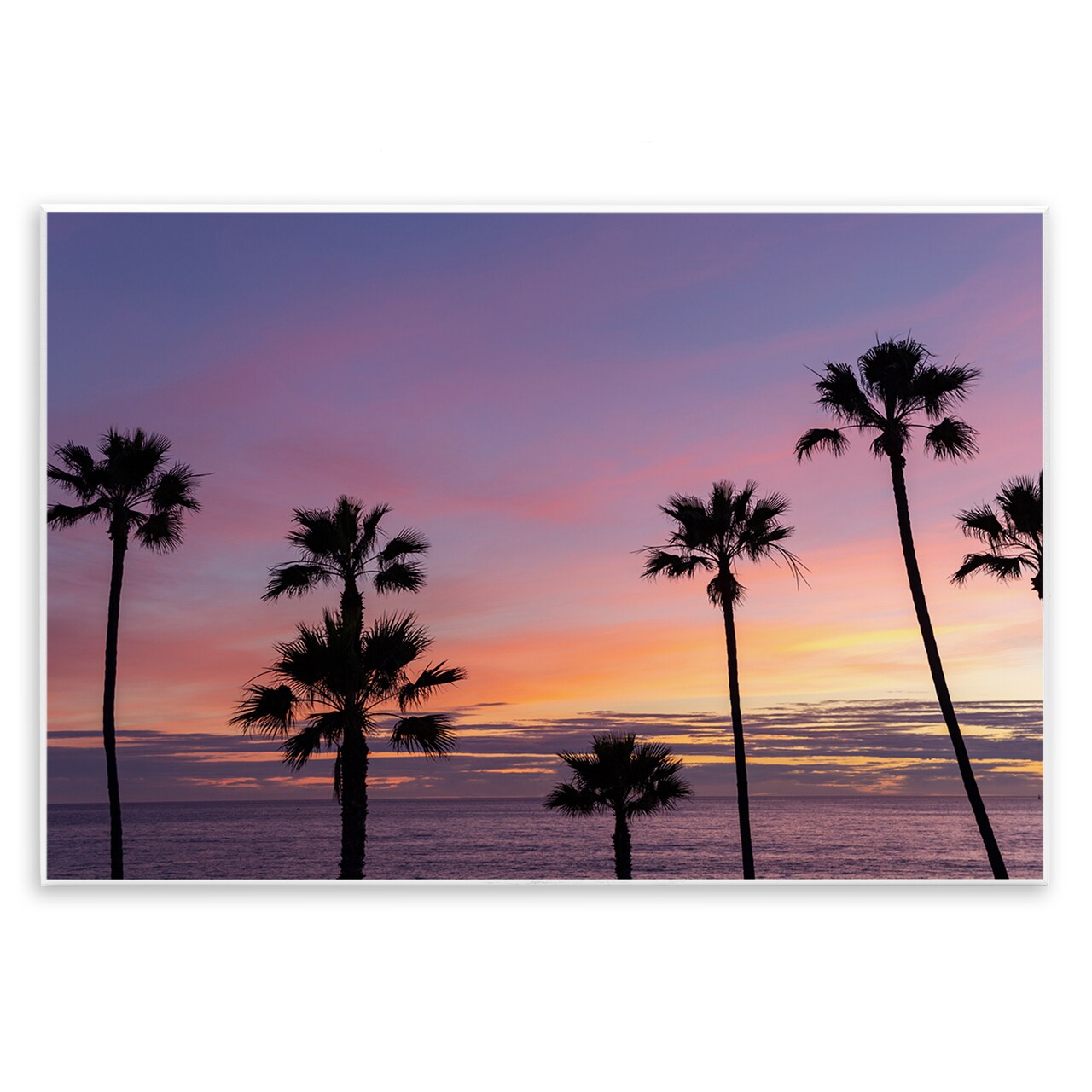 Stupell Industries Sunsets & Scattered Palm Trees Wall Plaque, design by Jeff Poe Photography